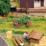 Busch 1278 - H0 - Bepflanzte Marktkarren